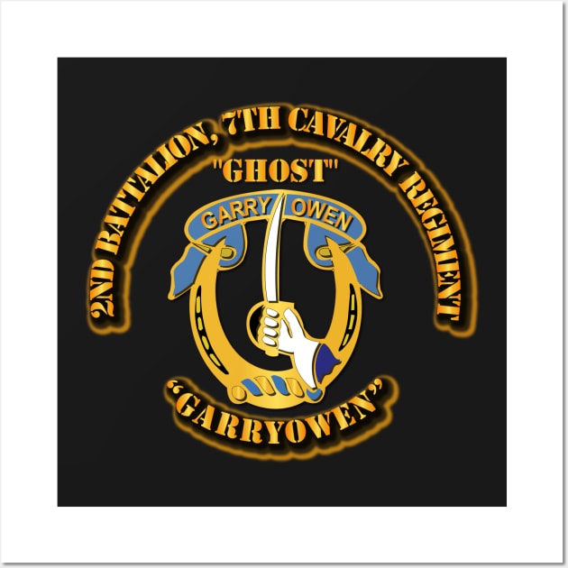 Army - 2Bn 7th Cav Rgt - Ghost Wall Art by twix123844